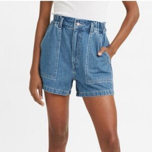 Levi’s Light Wash High Waist Aline Shorts Size 26